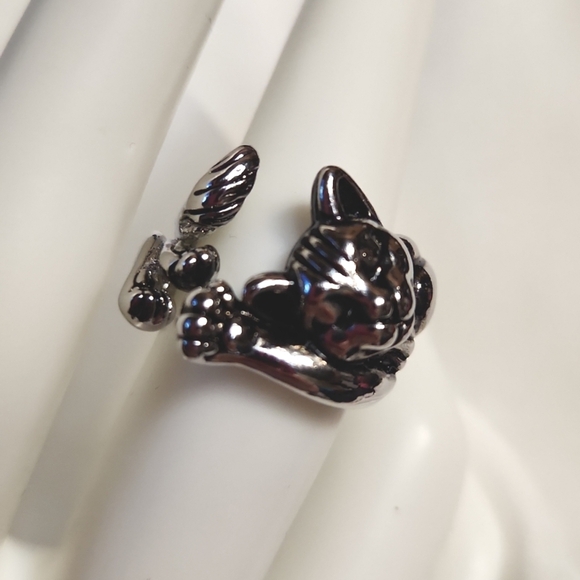 Cat Ring Sz.6 - Picture 3 of 6